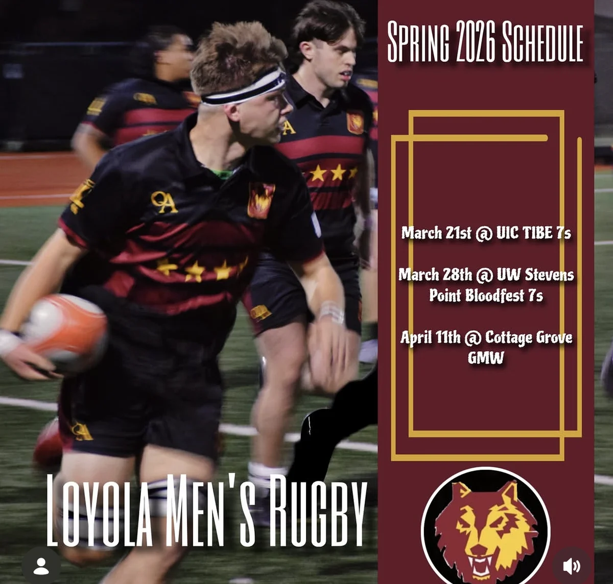 Spring 2026 Schedule Instagram thumbnail